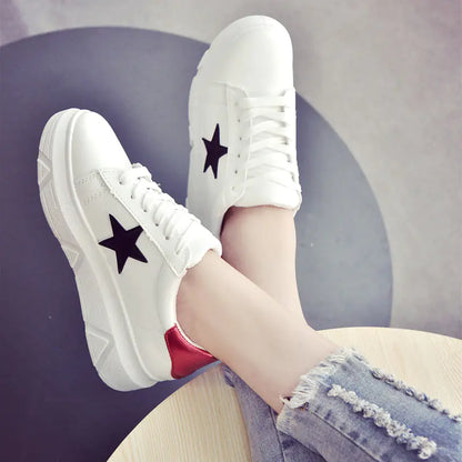 Low Top Flat Shoes, Korean Style, Cross Strap Design