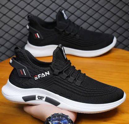 Front Lace-Up Casual Mesh Sneakers