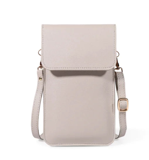 Mini Crossbody Bags for Women - Solid Color Wallet