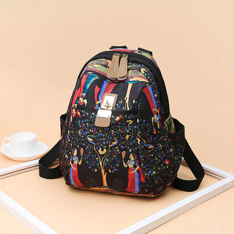 Waterproof Oxford Cloth Backpack for Women (Mini Style)