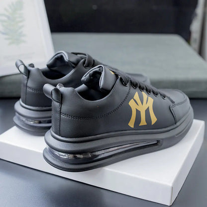 2022 Men's Casual White Sneakers - Soft Sole Couple Shoes