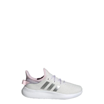 adidas Cloudfoam Pure Sneaker White/Silver Metallic/Silver Dawn 5.5 US Unisex Big Kid