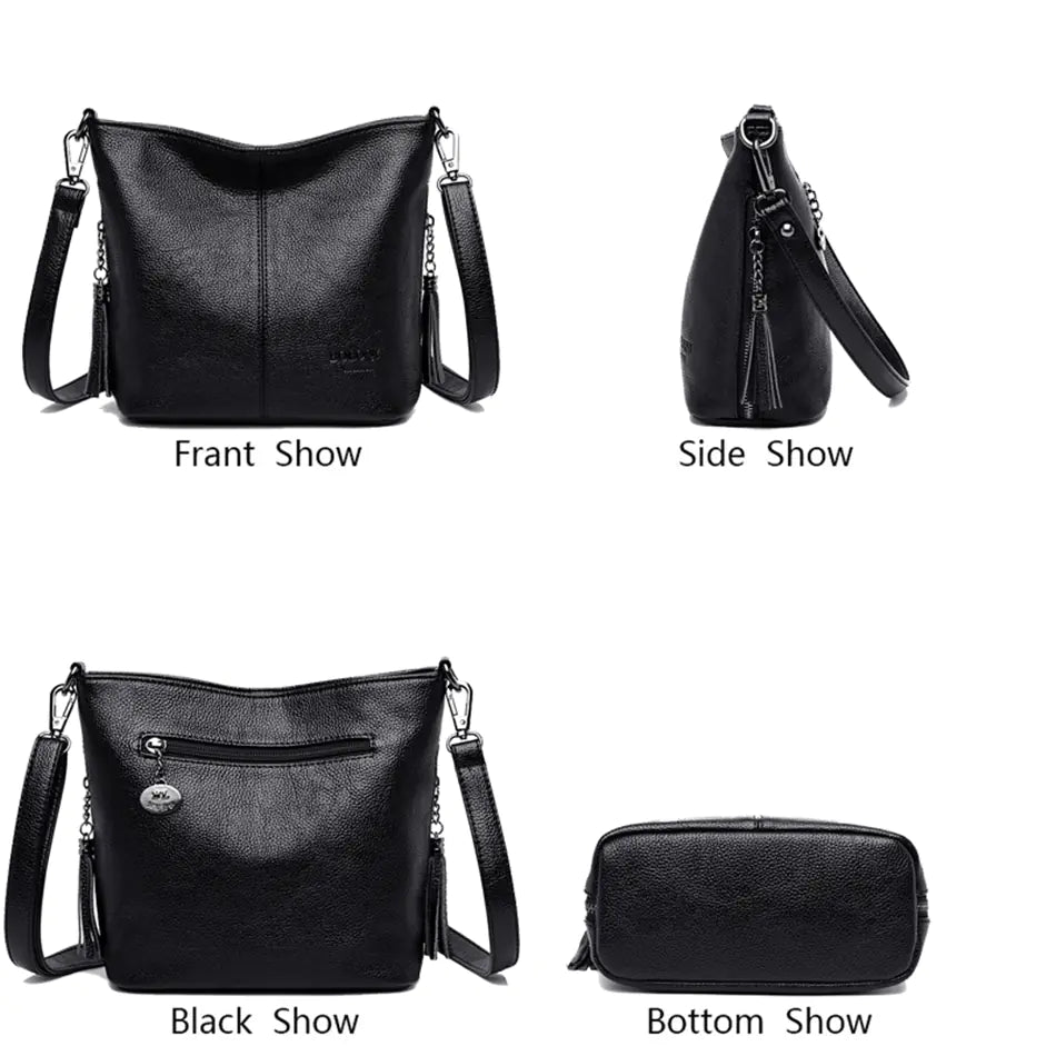 Luxury Leather Crossbody Shoulder Bags for Women