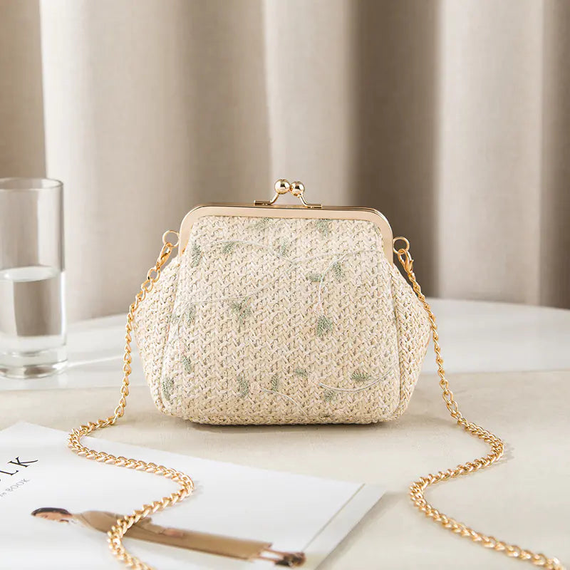 New Summer Woven Lace Shoulder Bag for Women