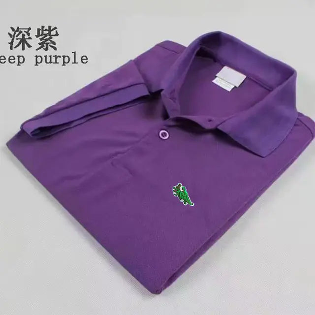 High-End Casual Embroidered Men's Polo Shirt 2024