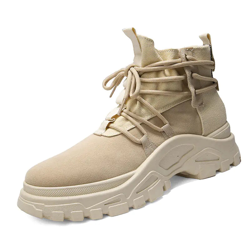 Korean Style High-Top Winter Boots for Men