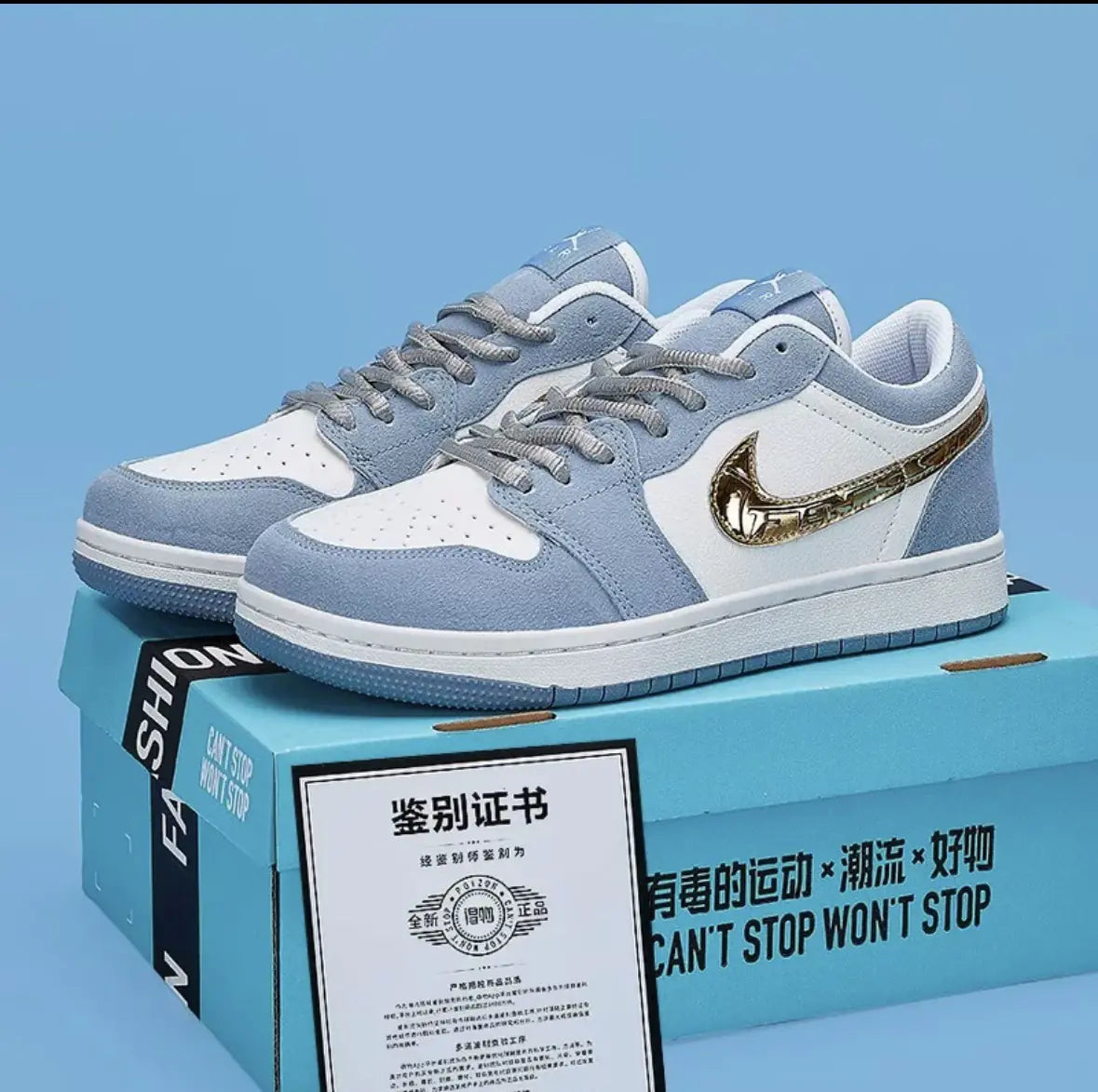 Pure White Dunk AJ1 Low Basketball Shoes for Couples