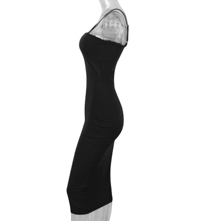 Strap Dress, Nightclub Dress, Milk Silk Bandage Dress