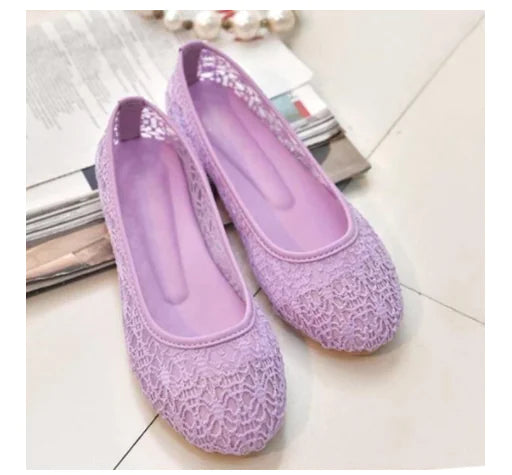 Breathable Lace Mesh Shoes for Women