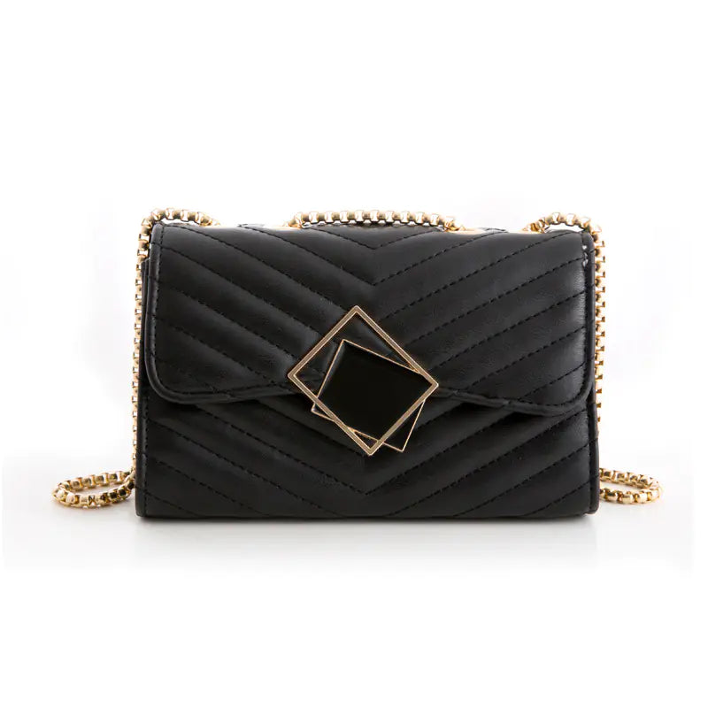 Chanel-Inspired 2023 Floral Embroidered Chain Bag