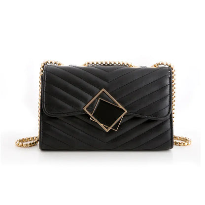 Chanel-Inspired 2023 Floral Embroidered Chain Bag