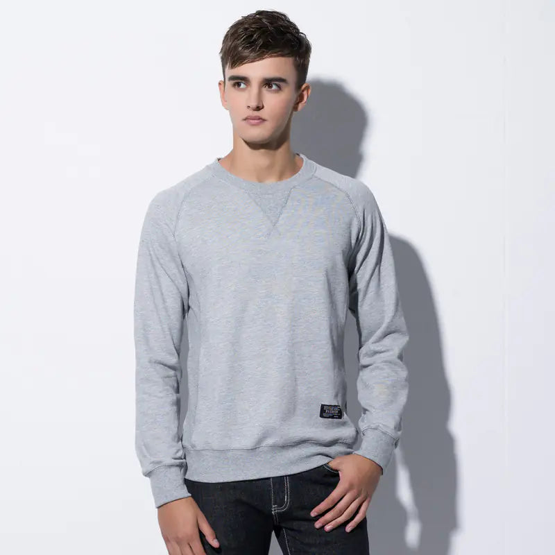 Men's Crew Neck Pullover Sweatshirt - Japanese Style
