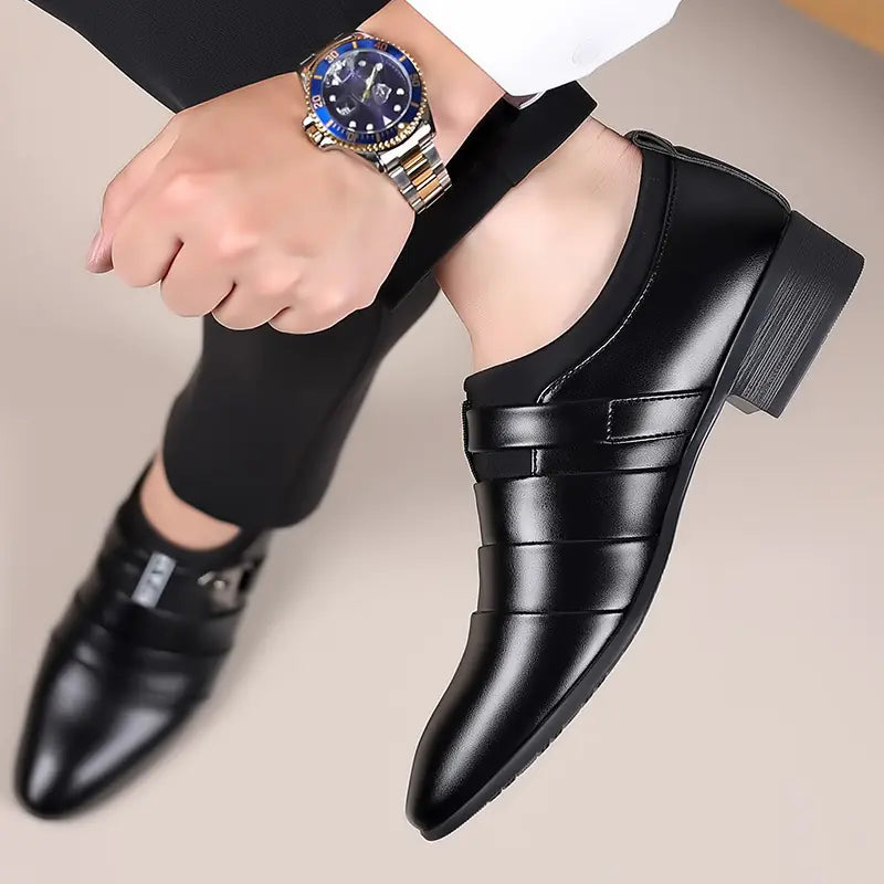 2022 Men's Business Dress Shoes - Korean Style, Large Size
