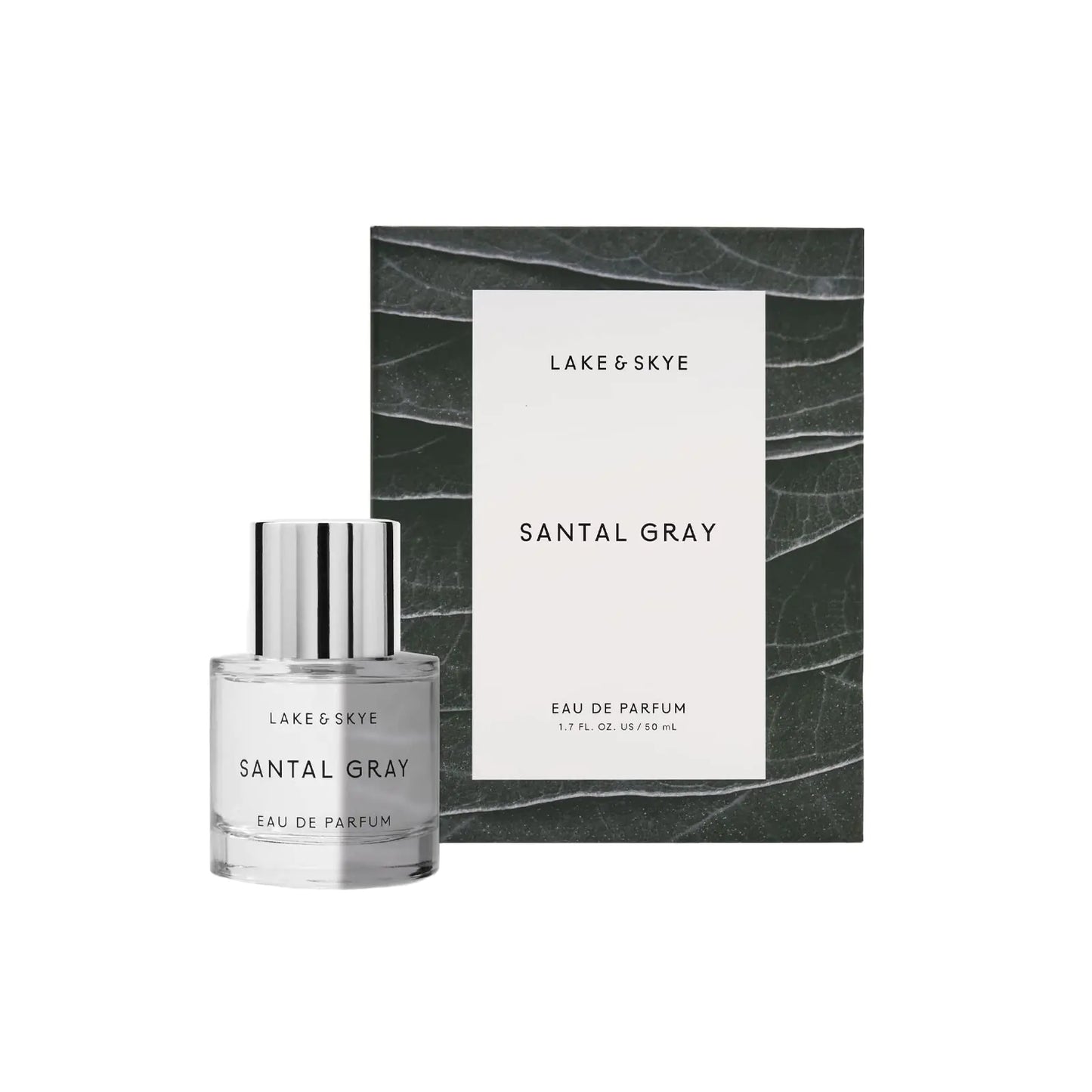 Lake & Skye Santal Gray Eau de Parfum Long Lasting Fragrance 1.7 fl oz (50 ml) - Woody Scent