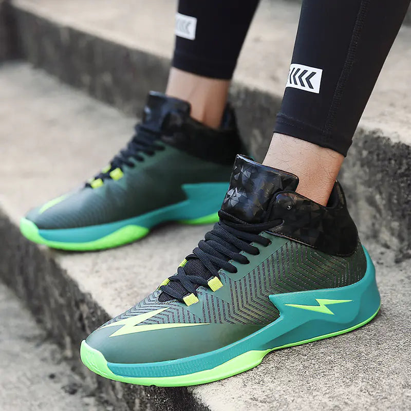 Men's Fashion Shock-Absorbing Basketball Sneakers