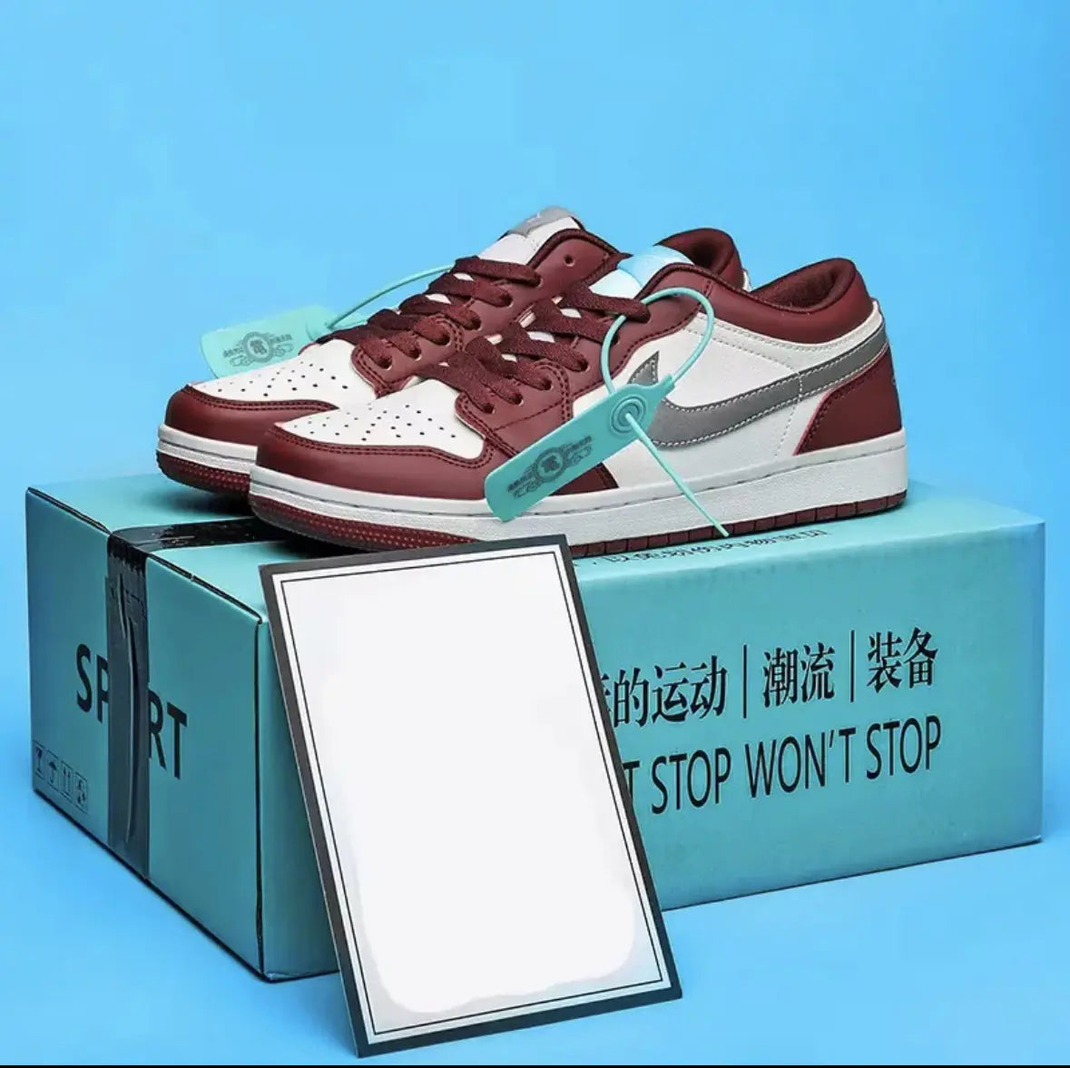 Pure White Dunk AJ1 Low Basketball Shoes for Couples