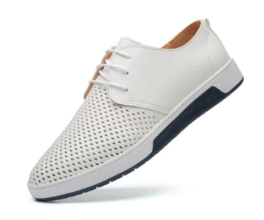 Men's Genuine Leather Casual Sneakers