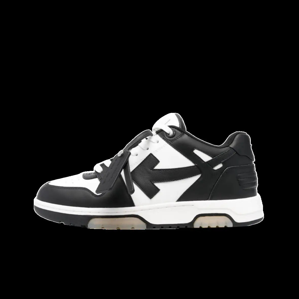 OFF-WHITE Leather Arrow Low-Top Sneakers for All