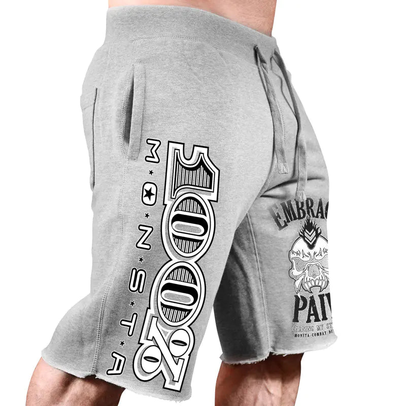 Men's Printed Cotton Shorts for Sports and Leisure