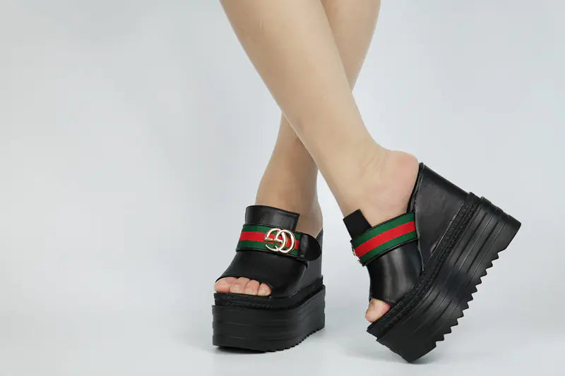 Gucci Summer Platform Wedge Heels