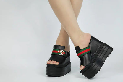 Gucci Summer Platform Wedge Heels