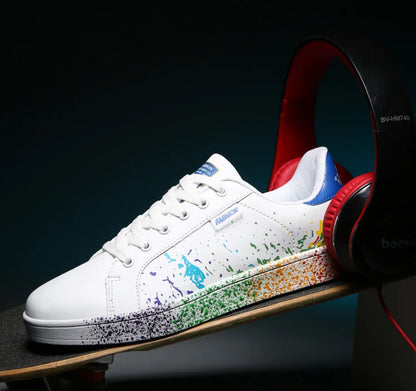 White Sneakers, Slip-Resistant Casual Shoes