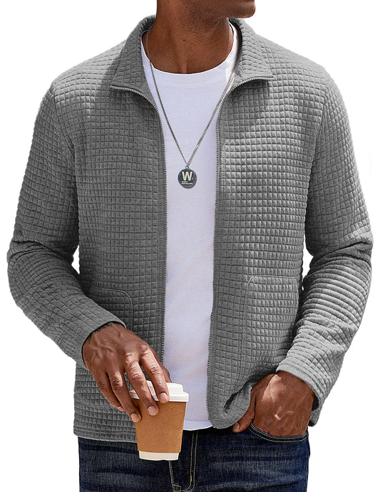 COOFANDY Mens Lightweight Jackets Casual Varisty Jacket Full Zip Bomber Jackets