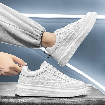 נעליים לגברים עם כריות אוויר לגובה