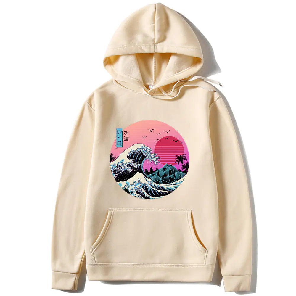 Japanese Anime Print Hoodies for Men and Women