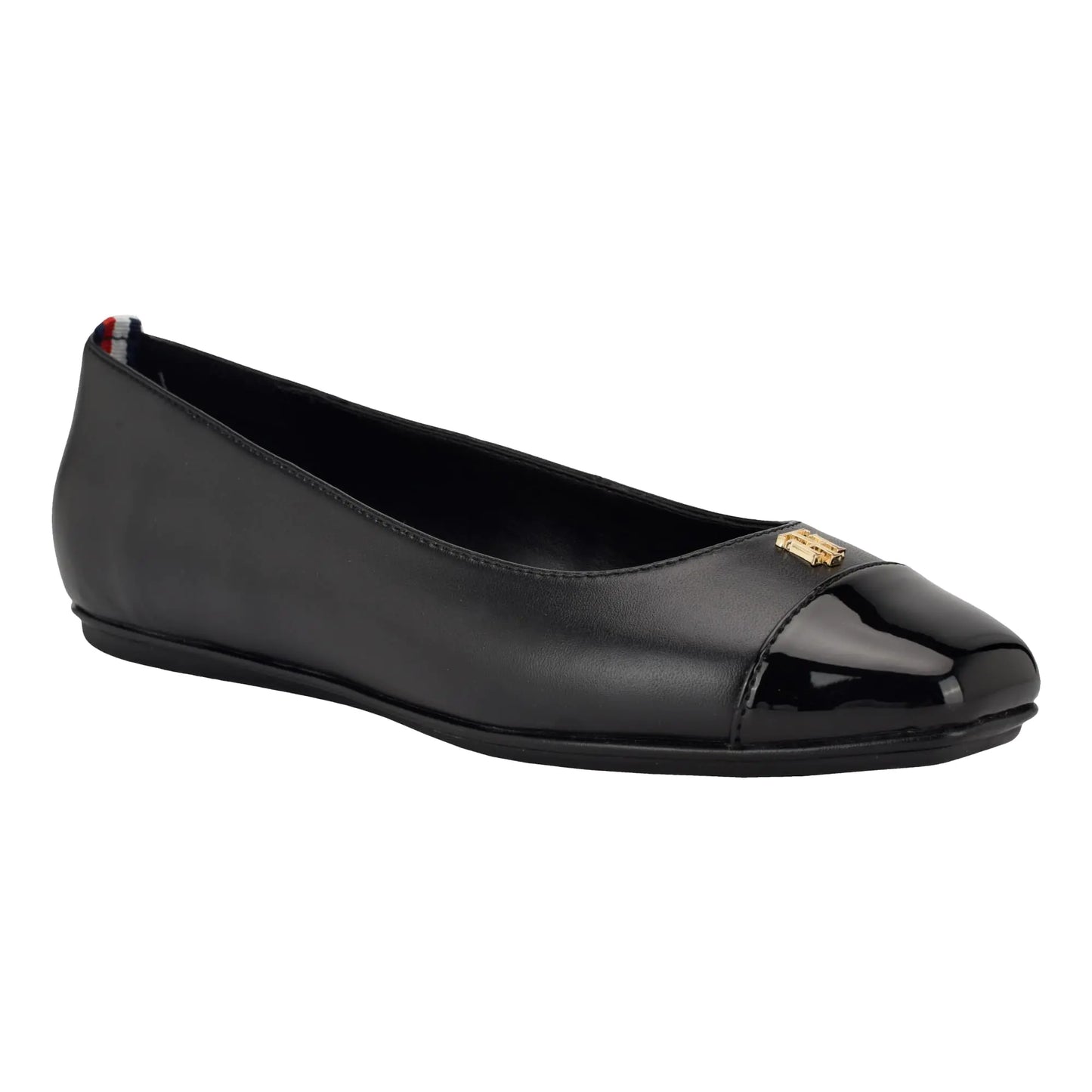 Tommy Hilfiger Womens Bekim Flat Black Multi 002 8