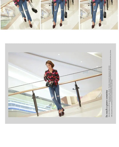 עקבים גבוהים עם קשת ועקבים עבים