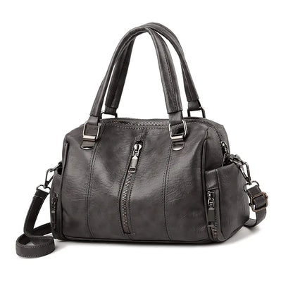 Trendy Color-Block Women's Tote Bag with Wide Strap