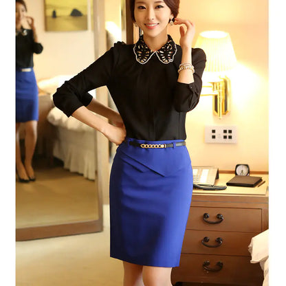 Midi Skirt for Commuting - Step Skirt Style