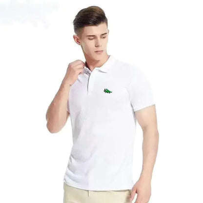 High-End Casual Embroidered Men's Polo Shirt 2024