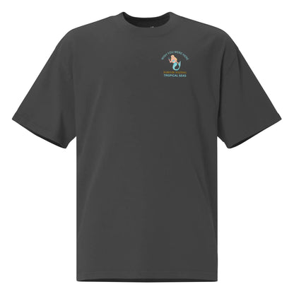 Oversized Waiting Mermaid Faded t-shirt