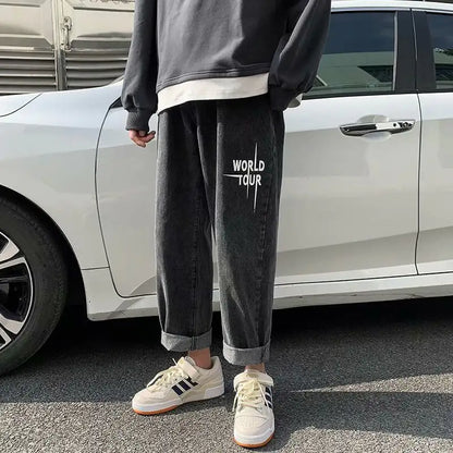 Men's Straight Loose Fit Jeans