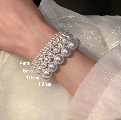 צמיד חרוזים אלגנטי משובץ פניני מים מתוקים