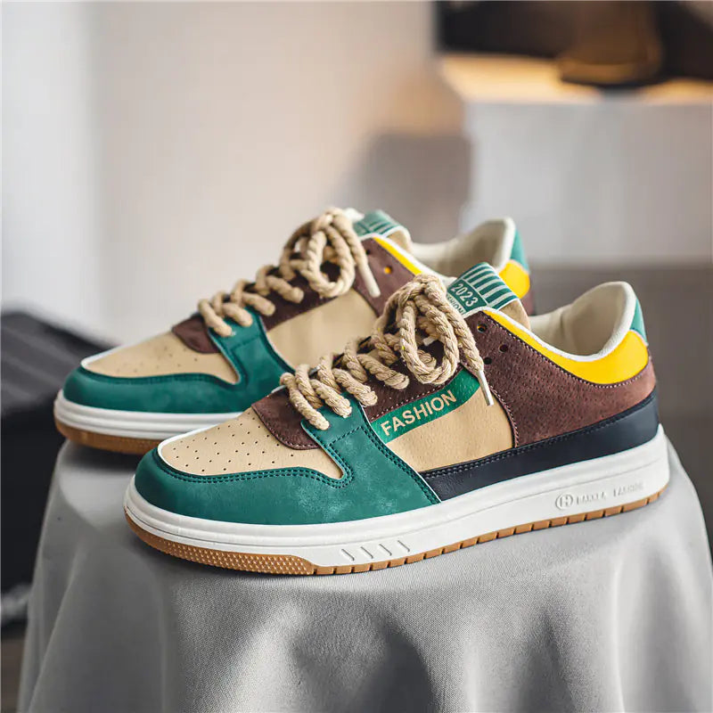 Men's Low-Top Sneakers 2023 Summer Breathable Casual Shoes