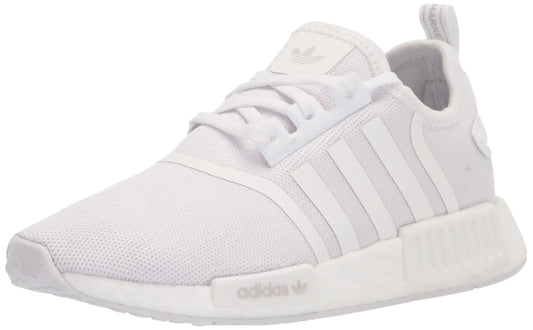 adidas Originals Kids NMD_R1s Skate Shoe White/White/Grey 10 US Unisex Toddler