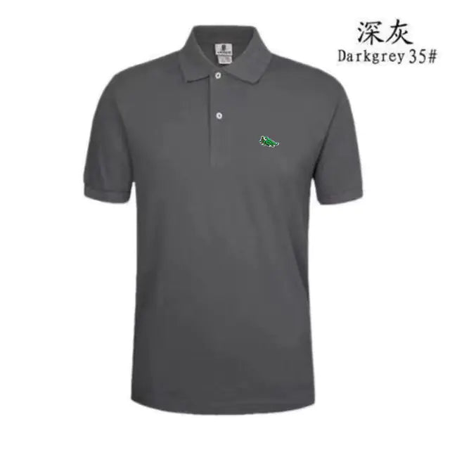 High-End Casual Embroidered Men's Polo Shirt 2024