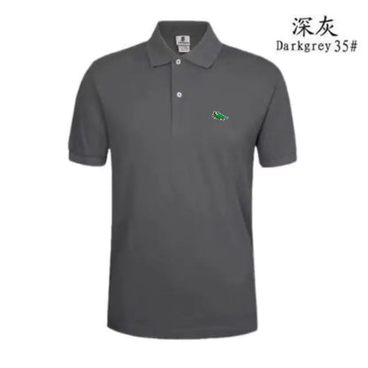 High-End Casual Embroidered Men's Polo Shirt 2024