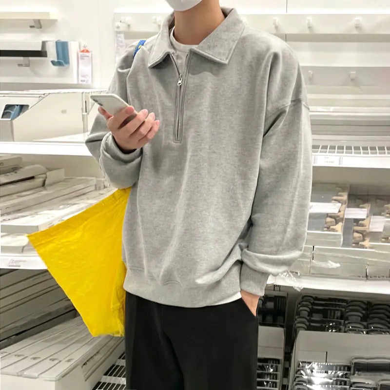 Men's Spring Autumn Casual Pullover Hoodies G331