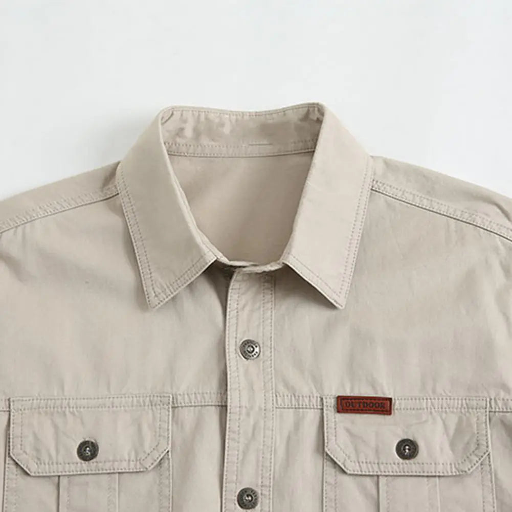 Men's Fashion Long Sleeve Casual Shirt for Daily Wear