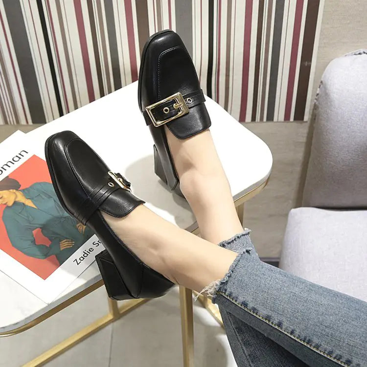Chic Retro Mid-Heel Women's Shoes - Spring 2020 Style
