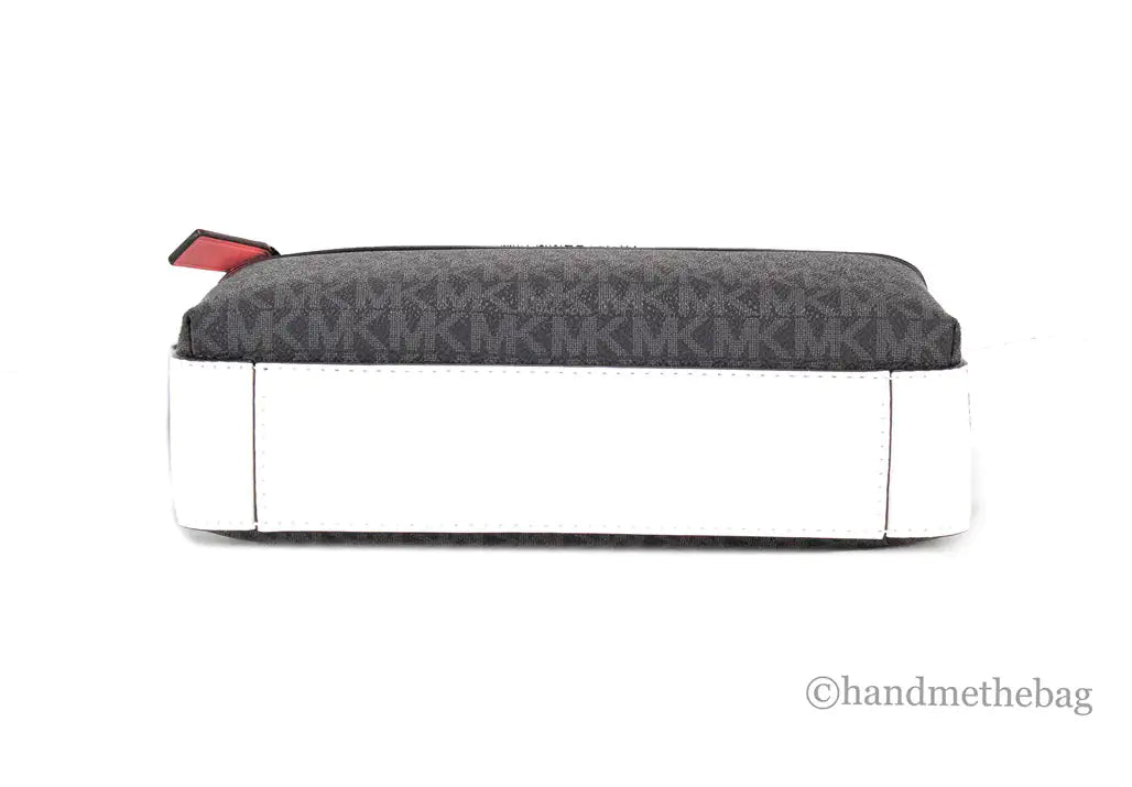 Michael Kors Cooper Small Black Pink Utility Crossbody Bag