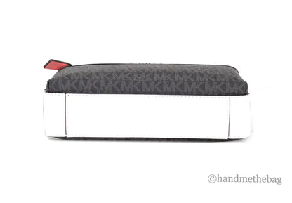 Michael Kors Cooper Small Black Pink Utility Crossbody Bag