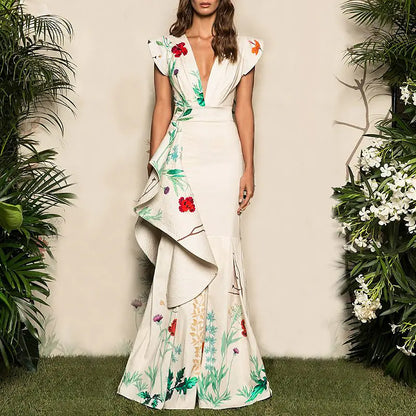 Elegant Mermaid Evening Gown Dress