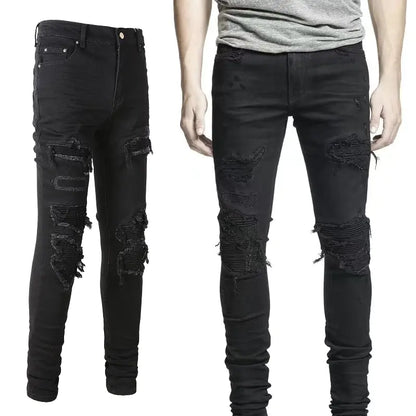 Men's Black Hole Jeans