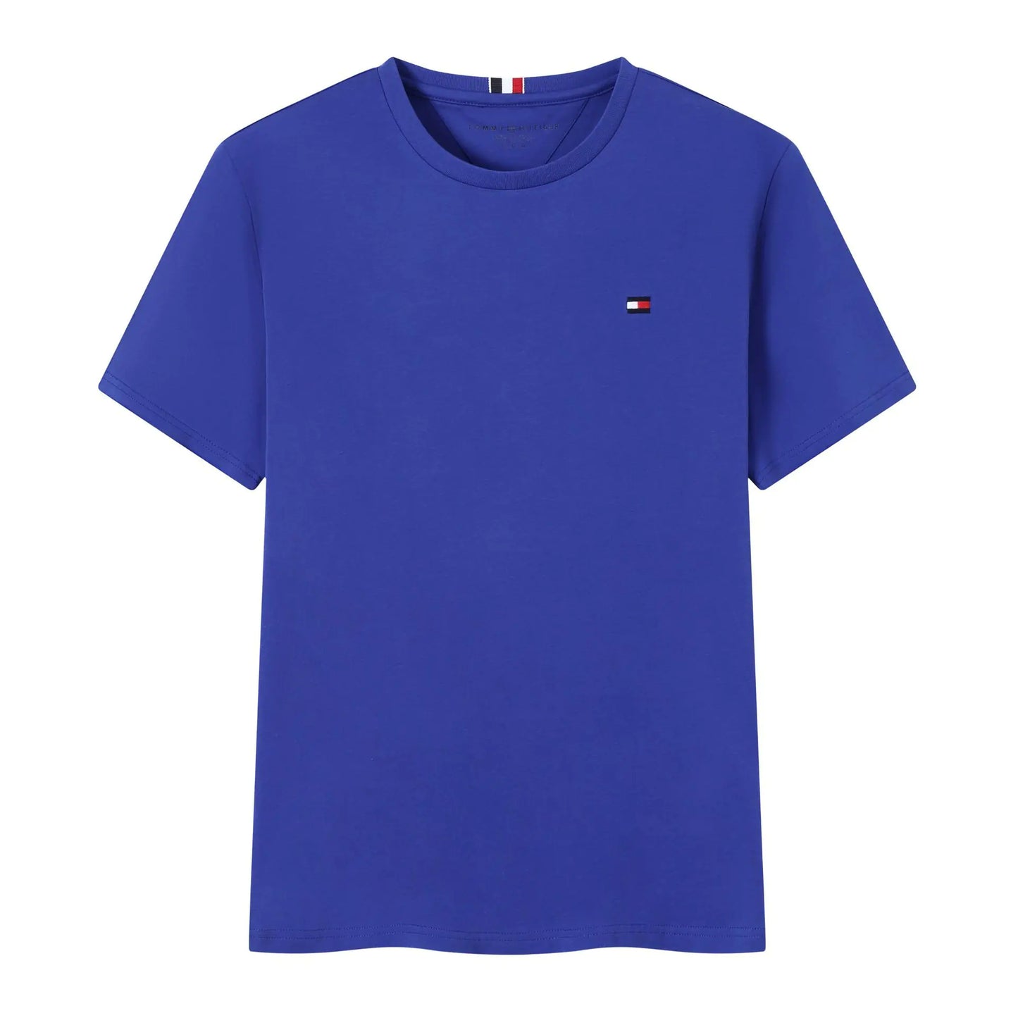 Tommy Men's Summer Short Sleeve T-Shirt - Solid Color