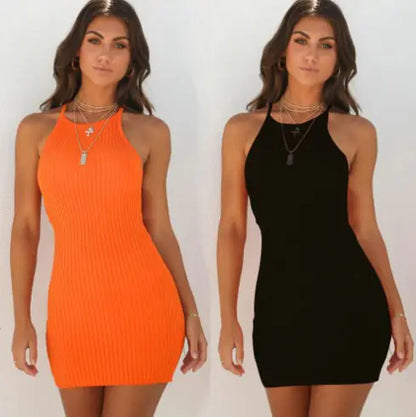 Ribbed Cami Dress, Sleeveless Ribbed Dress